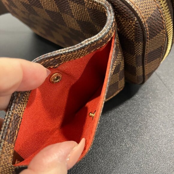 Louis Vuitton Damier Ebene Geronimo Backpack/Crossbody Bag (133087) - Picture 4 of 8